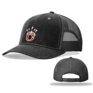 Clinton Bowling Richardson  Hawthorne Trucker  Mesh Back Adjustable back cap-Black