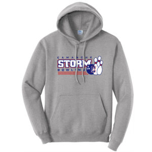 Storm Bowling Unisex Fleece Hooded Sweatshirt-Athletic heather