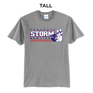 Storm Bowling Tall Cotton Short Sleeve Tee-Athletic Heather