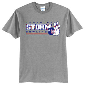 Storm Bowling Unisex Short Sleeve Tee-Athletic Heather