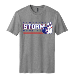 Storm Bowling Unisex Premium Short Sleeve Tee-Grey Frost