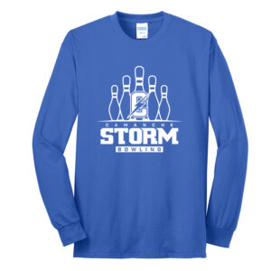 Storm Bowling Unisex Long Sleeve Tee-Royal