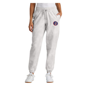 Storm Bowling Port and Company Ladies Beach Wash Cloud Tie Dye Sweatpant-Dove Grey