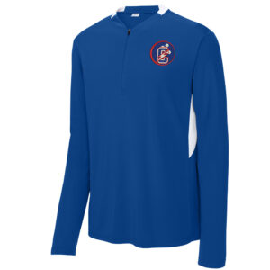 Storm Bowling Sport-Tek Men Club 1/4-Zip Pullover-Royal/White