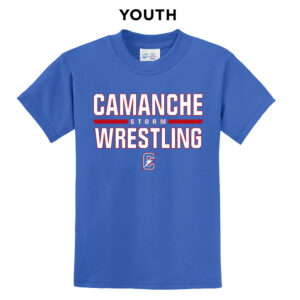 Storm Boys Wrestling Youth Short Sleeve Tee-Royal