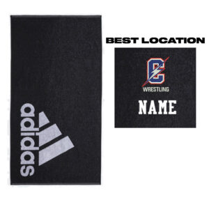 Storm Boys Wrestling Adidas quick-drying cotton towel (50 cm x 100 cm) Black/White