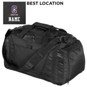 Storm Boys Wrestling Port Authority Small Two-Tone Duffel-Black/Black