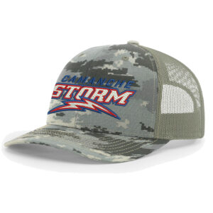 Camanche Storm Richardson Printed Trucker mesh snap back cap-Digital Camo/Light Green