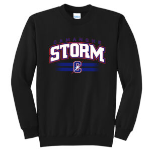Camanche Storm Unisex Core Fleece Crewneck Sweatshirt-Black