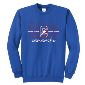 Camanche Storm Unisex Fleece Crewneck Sweatshirt-Royal