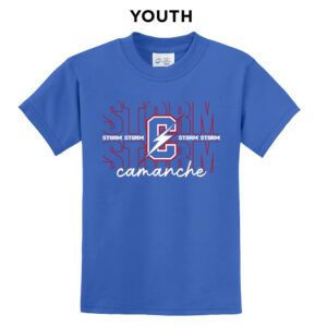Camanche Storm Youth Short Sleeve Tee-Royal