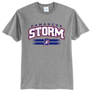 Camanche Storm Unisex Short Sleeve Tee-Athletic Heather