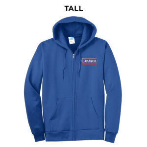 Camanche Storm Tall Ultimate Full Zip Hoodie-Royal