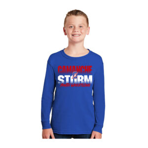 Storm Youth Wrestling Youth Cotton Long Sleeve Tee-Royal