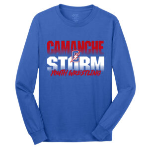 Storm Youth Wrestling Unisex Cotton Long Sleeve Tee-Royal