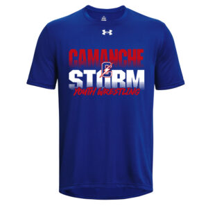 Storm Youth Wrestling Under Armour short sleeve Men’s Team Tech Tee-Royal