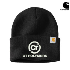 CT Polymers Carhartt Acrylic Watch Cap 2.0 beanie stocking cap with cuff-Black