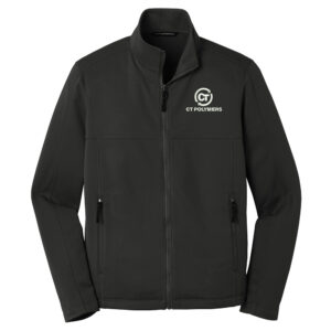 CT Polymers Port Authority Men Collective Smooth Fleece Jacket-Black