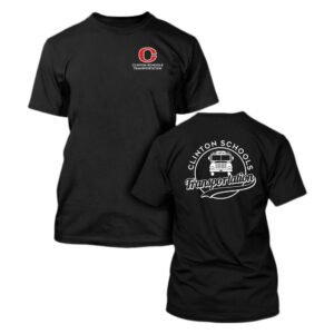 Clinton Transportation Unisex Short Sleeve Tee-Black