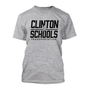 Clinton Transportation Unisex Short Sleeve Tee-Grey