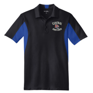 DC Show Choir Sport-Tek Side Blocked Micropique Sport-Wick Polo-Black/Royal