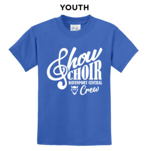 DC Show Choir Youth Short Sleeve Tee-Royal