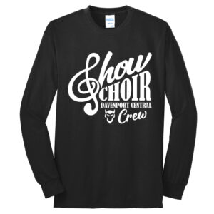 DC Show Choir Unisex Cotton Long Sleeve Tee-Black