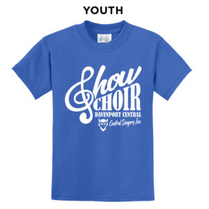 DC Show Choir Youth Short Sleeve Tee-Royal