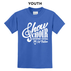 DC Show Choir Youth Short Sleeve Tee-Royal