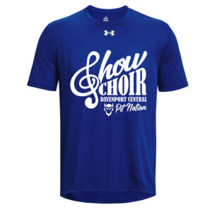 DC Show Choir Under Armour short sleeve Men’s Team Tech Tee-Royal