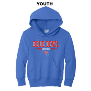 DC Show Choir Youth Fleece Hooded Sweatshirt-Royal