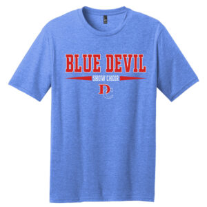 DC Show Choir Unisex Premium Short Sleeve Tee-Heathered Royal