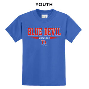 DC Show Choir Youth Short Sleeve Tee-Royal
