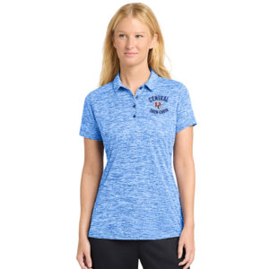 DC Show Choir Sport-Tek Ladies PosiCharge Electric Heather Polo-True Royal Electric