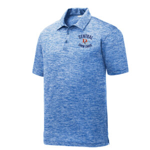 DC Show Choir Sport-Tek PosiCharge Electric Heather Polo Men-True Royal Electric
