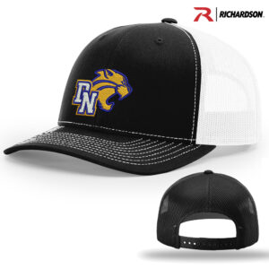 DN Wrestling Richardson Pro Crown Mesh Back Adjustable back cap Split-Black/White