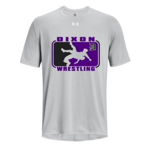 Dixon Wrestling Club Under Armour short sleeve Men’s Team Tech Tee-Mod Grey