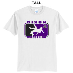 Dixon Wrestling Club Tall Short Sleeve Tee-White