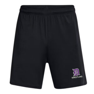 Dixon Wrestling Club Under Armour Men’s UA Tech Vent 7″ pocketed  Shorts-Black
