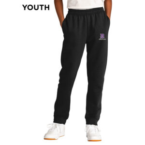 Dixon Wrestling Club Youth Fleece Jogger-Black