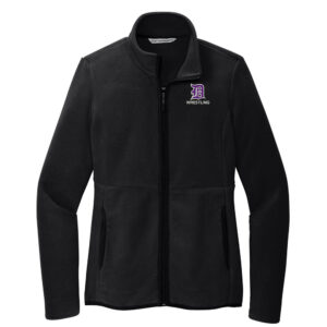 Dixon Wrestling Club Port Authority Ladies Connection Fleece Jacket-Black