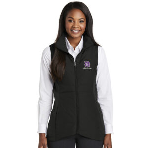 Dixon Wrestling Club Port Authority Ladies Collective Insulated Vest-Black