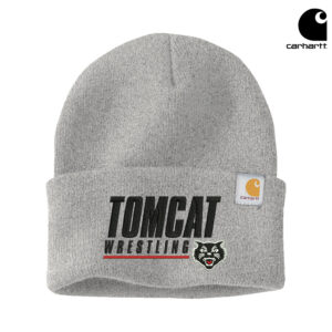 EA Wrestling Carhartt Acrylic Watch Cap 2.0 beanie stocking cap with cuff-Heather Grey