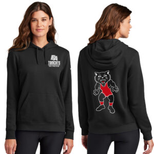 EA GIRLS Wrestling Nike Women’s Club Fleece Sleeve Swoosh Pullover Hoodie-Black