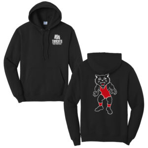 EA GIRLS Wrestling Unisex Fleece Hooded Sweatshirt-Black