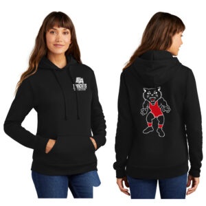 EA GIRLS Wrestling Ladies Core Fleece Pullover Hooded Sweatshirt-Black