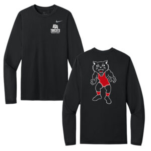 EA Wrestling Nike Team rLegend Long Sleeve Tee Adult-Black