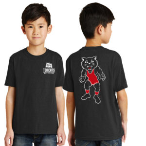 EA Wrestling Youth Short Sleeve Tee-Black