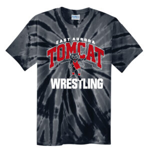 EA Wrestling Unisex Essential Tie-Dye Tee-Black