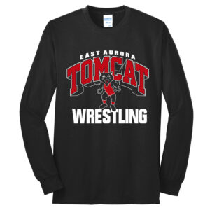 EA Wrestling Unisex Cotton Long Sleeve Tee-Black